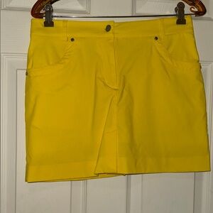 Vibrant Yellow Women's Skort